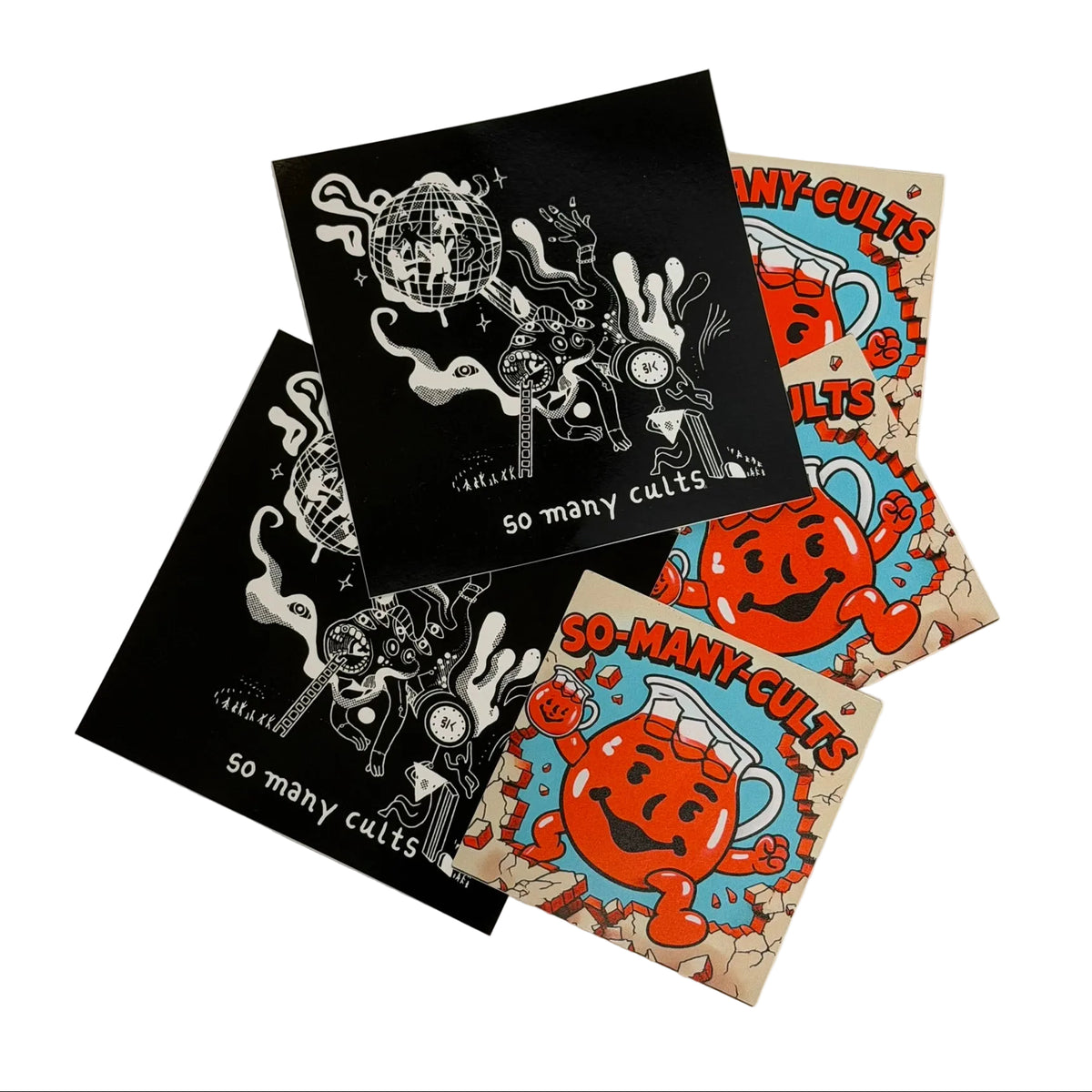 So Many Cults 5 Sticker Pack
