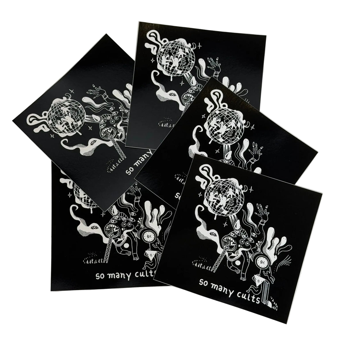 So Many Cults 5 Sticker Pack