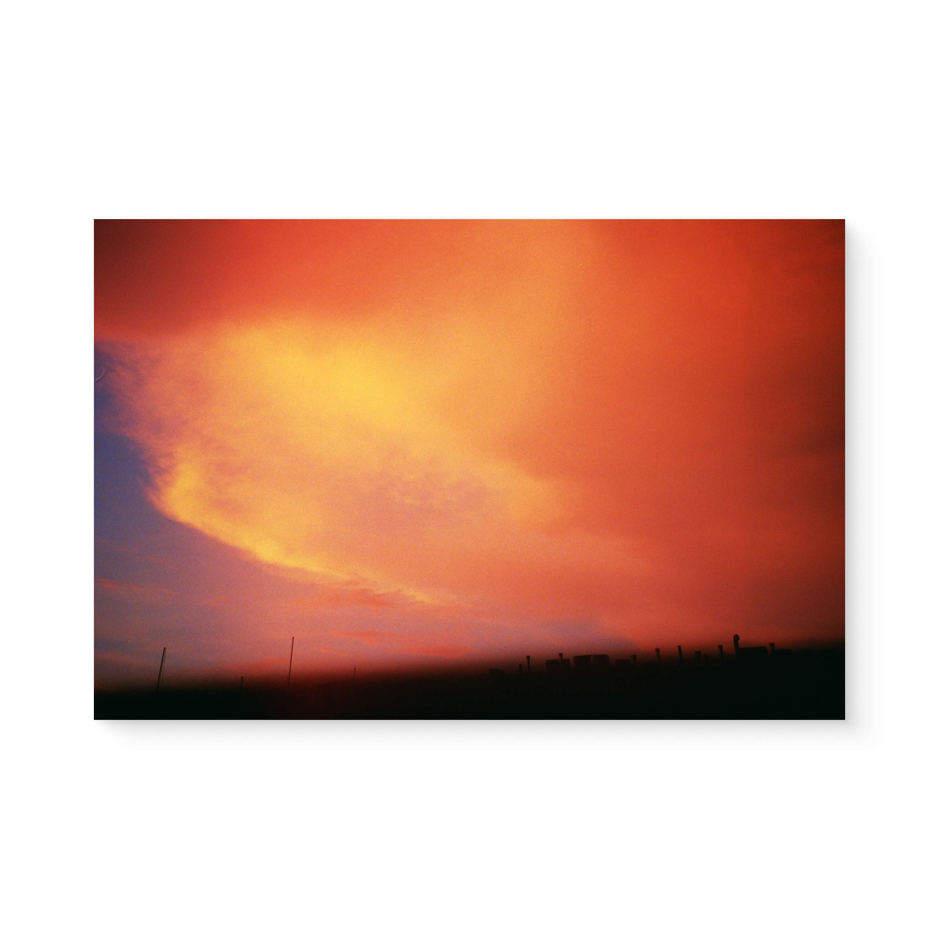 "A Summer Sunset on the City Skyline" - 35mm 5x7" Photo